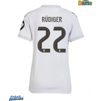 Real Madrid Antonio Rudiger #22 Hjemmedrakt Dame 2025-26 Kortermet